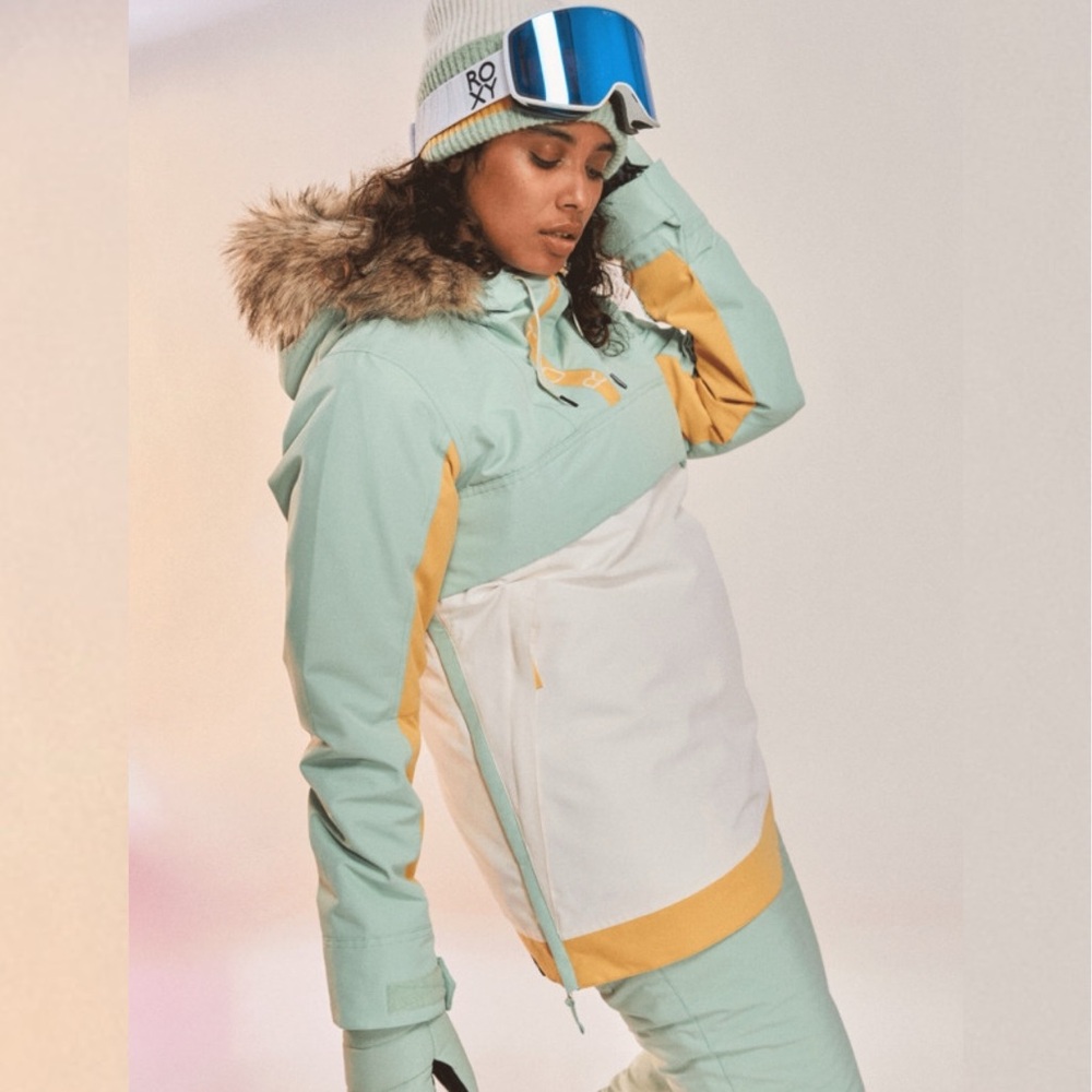 Shelter Hooded Snow Jacket with Removable Faux Fur Trim